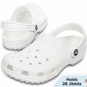 Men's White Crocs Size 9